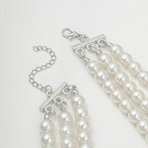 Vintage Pearl Layered Necklace NWOT